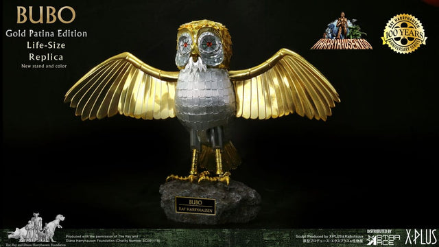 Star Ace Toys Kampf der Titanen Bubo Ray Harryhausens Gold Patina Edition Normal Ver. Statue