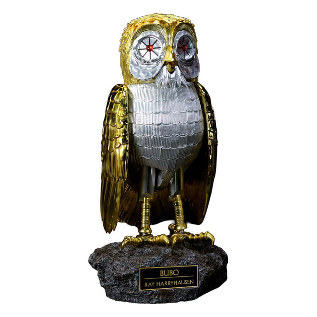 Star Ace Toys Kampf der Titanen Statue Ray Harryhausens Bubo Gold Patina Edition Deluxe Ver.
