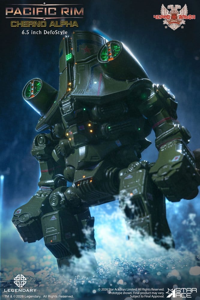 Star Ace Toys Pacific Rim DefoStyle Cherno Alpha NX Figur