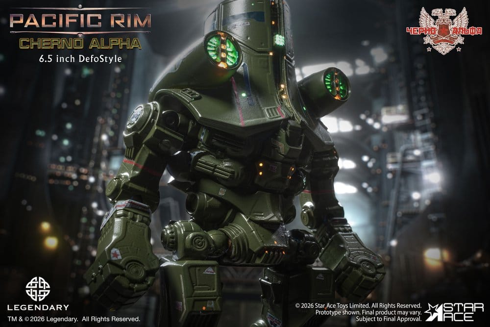 Star Ace Toys Pacific Rim DefoStyle Cherno Alpha NX Figur