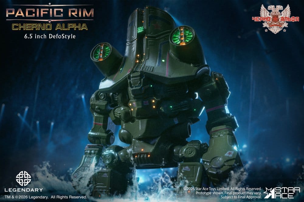 Star Ace Toys Pacific Rim DefoStyle Cherno Alpha NX Figur