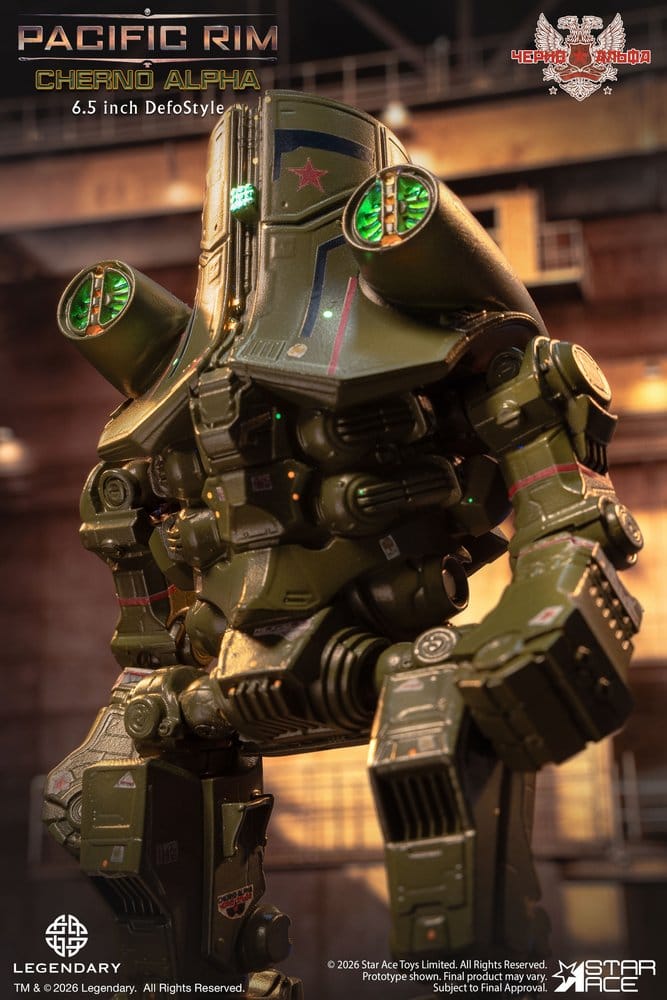 Star Ace Toys Pacific Rim DefoStyle Cherno Alpha NX Figur