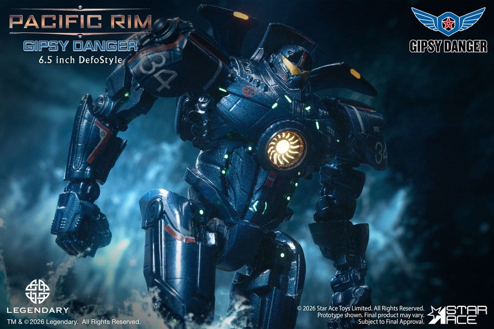 Star Ace Toys Pacific Rim DefoStyle Gipsy Danger DX Figur
