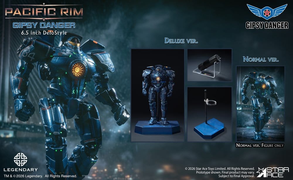 Star Ace Toys Pacific Rim DefoStyle Gipsy Danger DX Figur