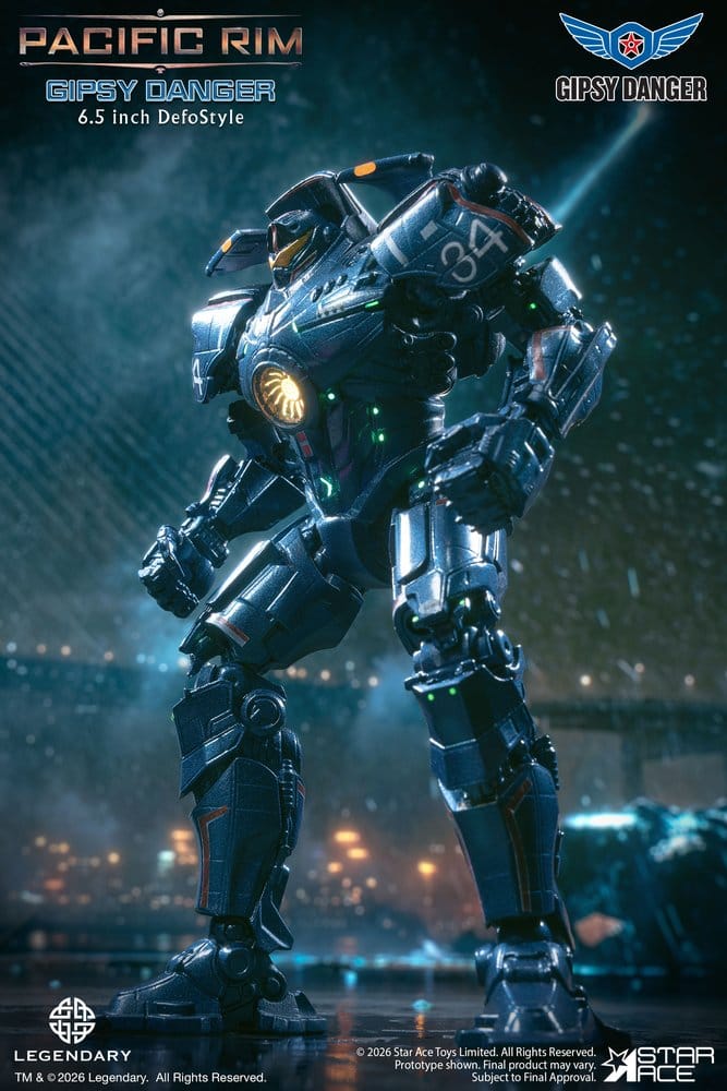 Star Ace Toys Pacific Rim DefoStyle Gipsy Danger DX Figur