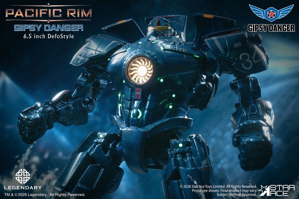 Star Ace Toys Pacific Rim Gipsy Danger DefoStyle NX Figur