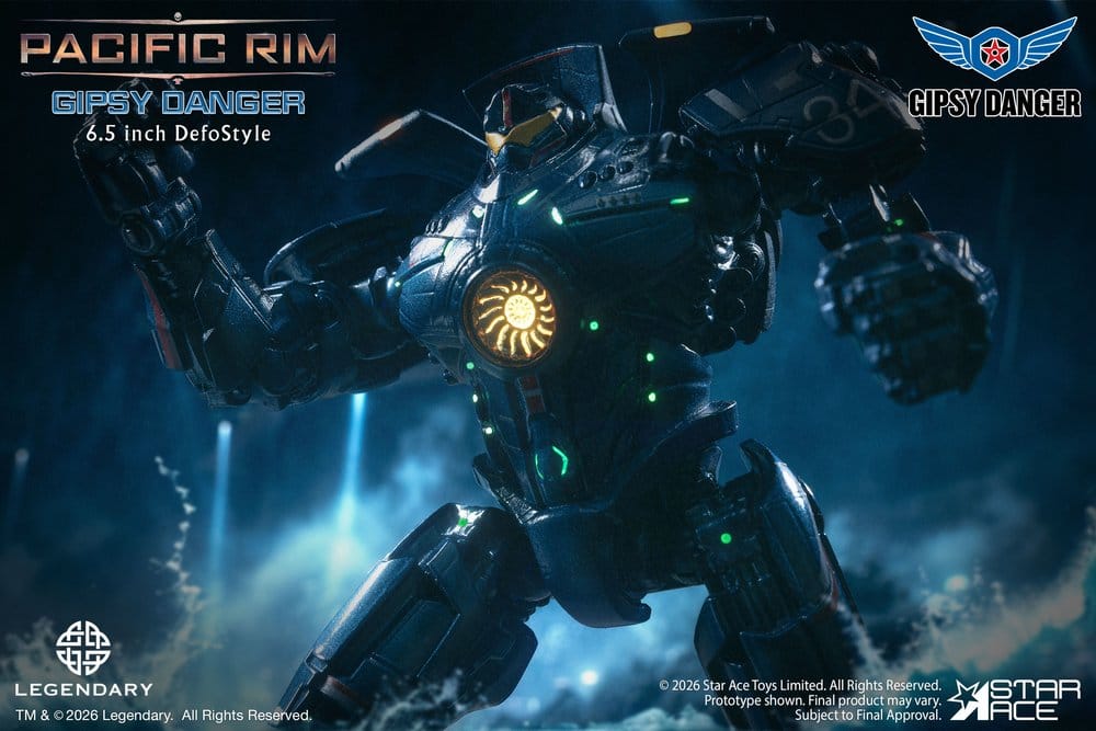 Star Ace Toys Pacific Rim Gipsy Danger DefoStyle NX Figur