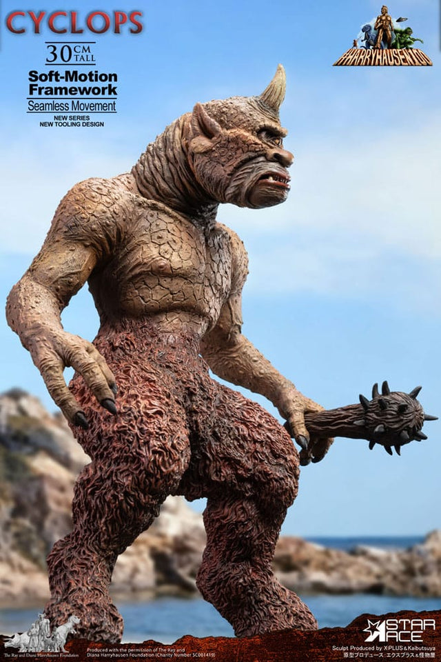 Star Ace Toys Ray Harryhausen Cyclops Soft-Motion Series Statue