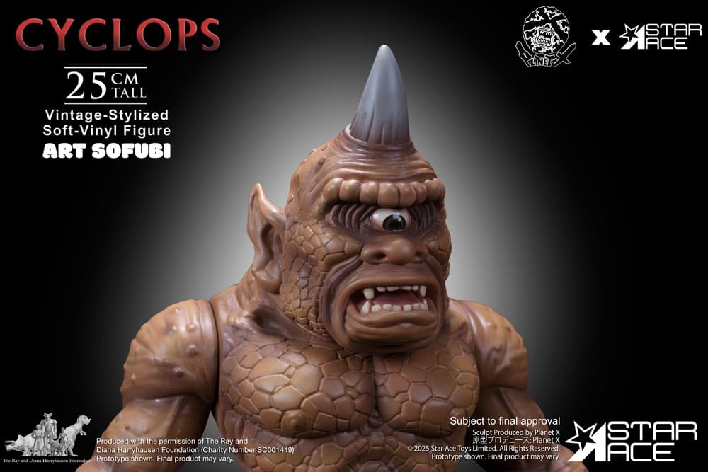 Star Ace Toys Ray Harryhausen Cyclops Soft Vinyl Statue (Vintage-Style)