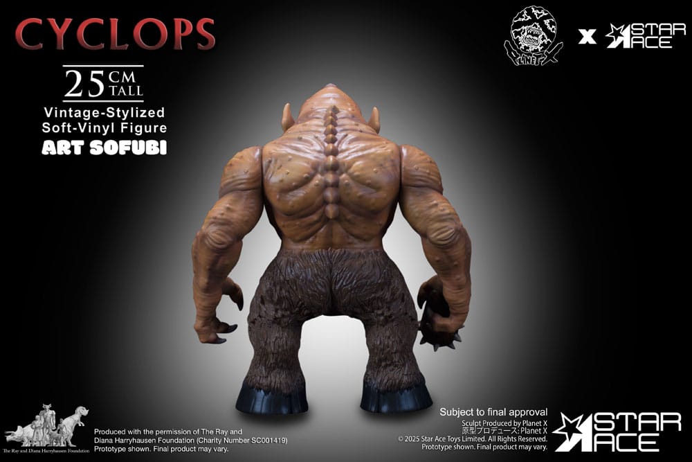 Star Ace Toys Ray Harryhausen Cyclops Soft Vinyl Statue (Vintage-Style)