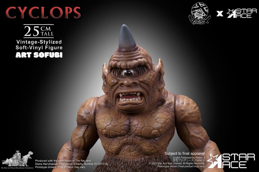 Star Ace Toys Ray Harryhausen Cyclops Soft Vinyl Statue (Vintage-Style)