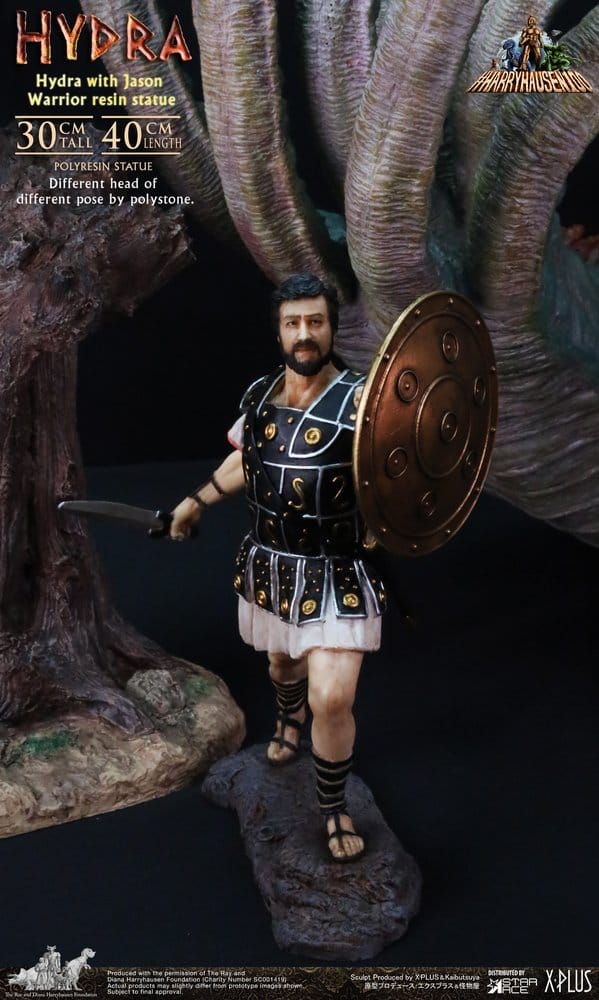 Star Ace Toys Ray Harryhausen Hydra with Jason Warrior Painted Resin Statue