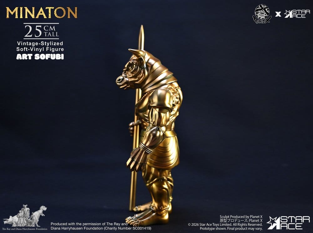 Star Ace Toys Ray Harryhausen Minaton Vintage-Style Soft Vinyl Statue