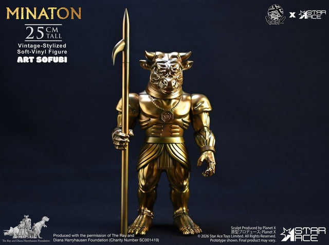 Star Ace Toys Ray Harryhausen Minaton Vintage-Style Soft Vinyl Statue