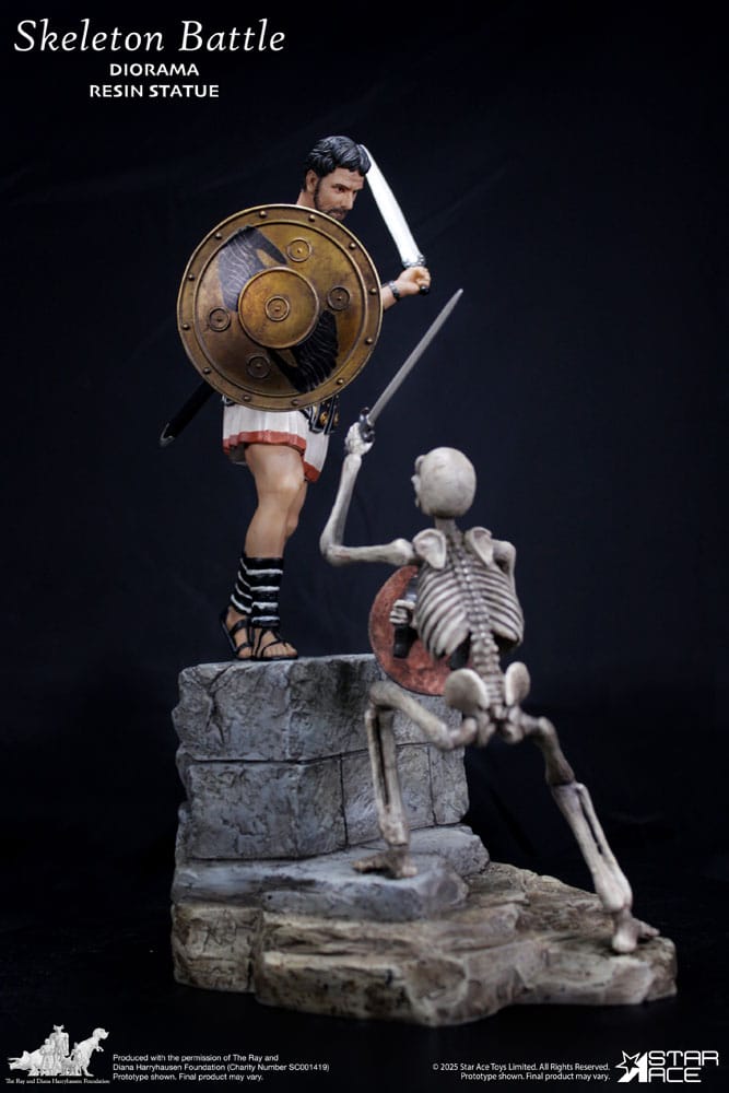 Star Ace Toys Ray Harryhausen Skeleton Battle Scene 1/8 Diorama