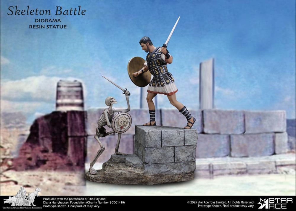 Star Ace Toys Ray Harryhausen Skeleton Battle Scene 1/8 Diorama