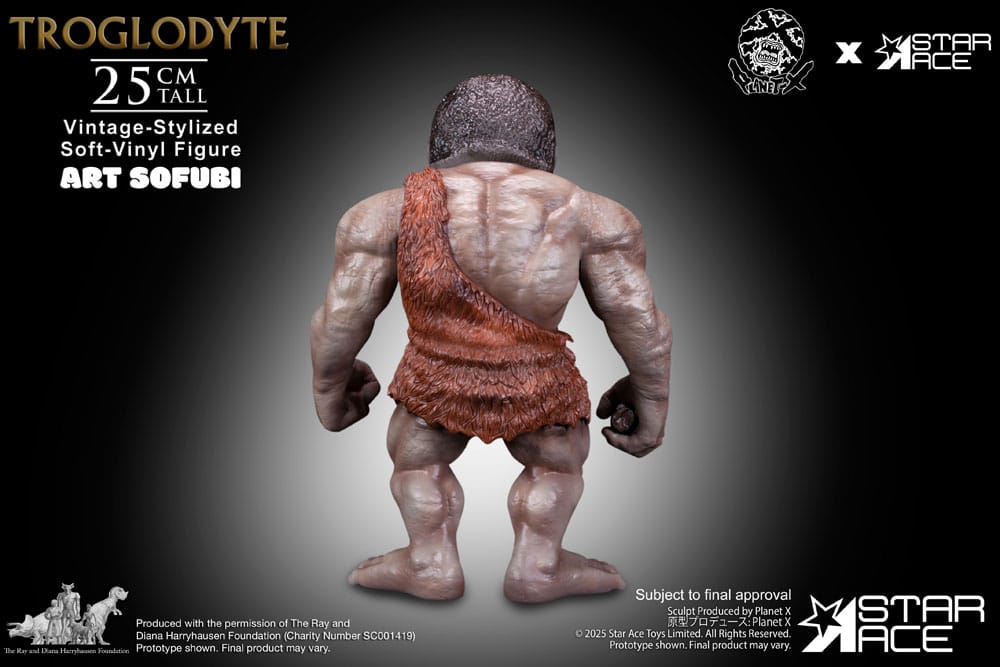 Star Ace Toys Ray Harryhausen Troglodyte Vintage-Style Soft Vinyl Statue