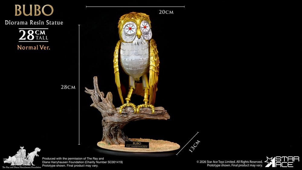 Star Ace Toys Ray Harryhausens Diorama Bubo Normal Ver. Resin Statue