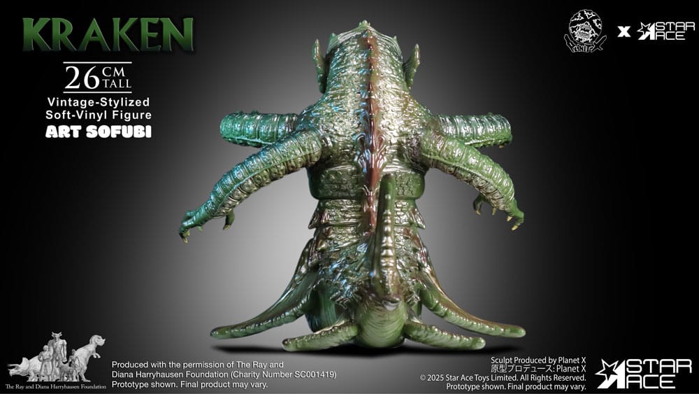 Star Ace Toys Ray Harryhausens The Kraken Vintage Style Soft Vinyl Statue