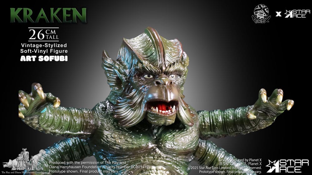 Star Ace Toys Ray Harryhausens The Kraken Vintage Style Soft Vinyl Statue