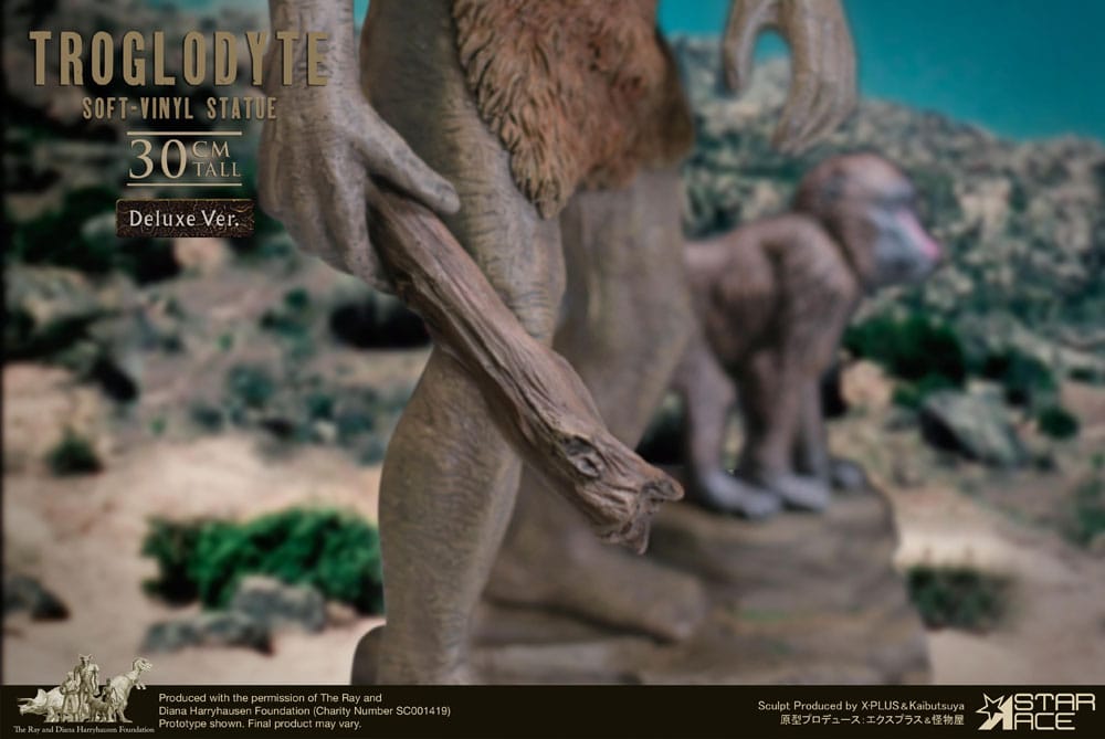 Star Ace Toys Ray Harryhausens Troglodyte Deluxe Version Soft Vinyl Statue