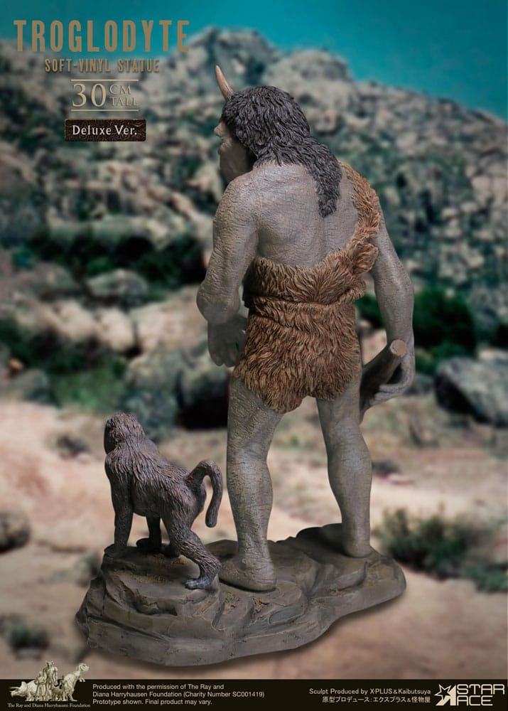 Star Ace Toys Ray Harryhausens Troglodyte Deluxe Version Soft Vinyl Statue