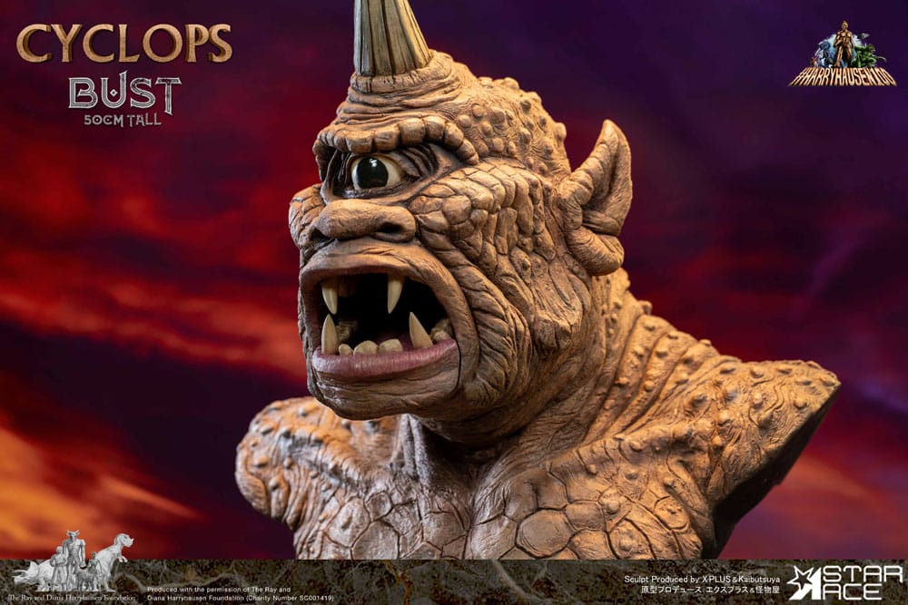 Star Ace Toys Sindbads Siebente Reise Cyclops Ray Harryhausens Büste