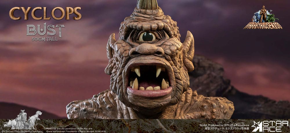 Star Ace Toys Sindbads Siebente Reise Cyclops Ray Harryhausens Büste