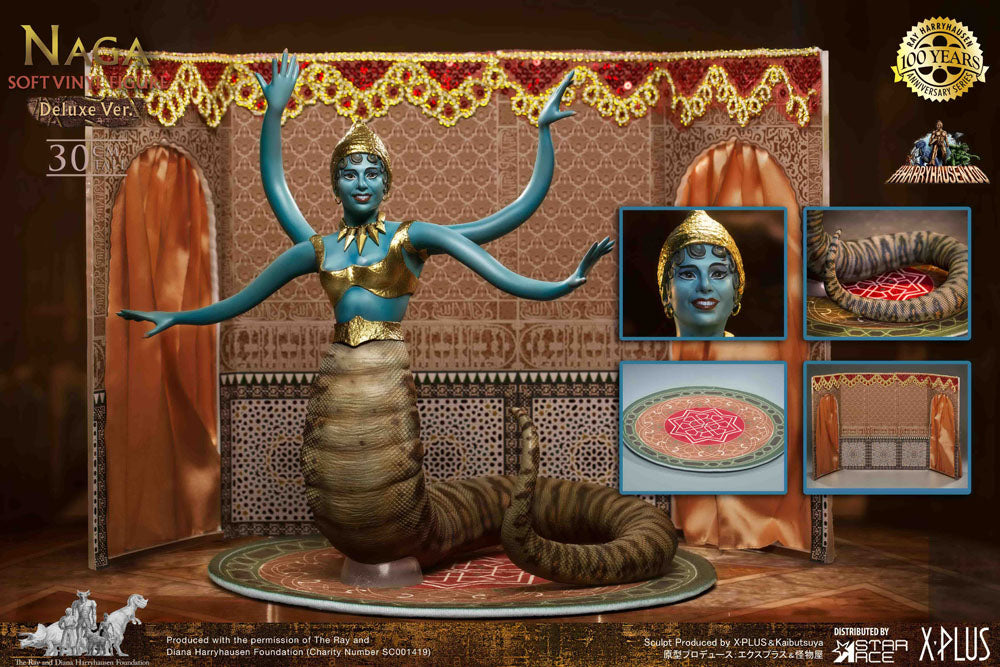 Star Ace Toys Sindbads siebente Reise Soft Vinyl Statue Ray Harryhausens Naga (Snake Woman) Deluxe Version 31 cm