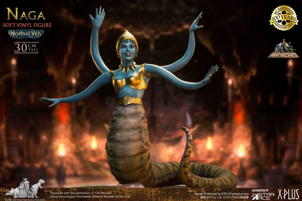 Star Ace Toys Sindbads siebente Reise Soft Vinyl Statue Ray Harryhausens Naga (Snake Woman) Deluxe Version 31 cm