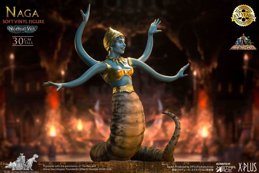 Star Ace Toys Sindbads siebente Reise Soft Vinyl Statue Ray Harryhausens Naga (Snake Woman) Deluxe Version 31 cm
