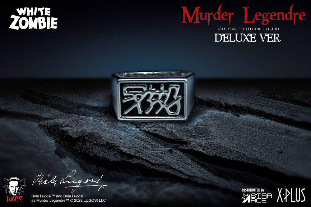 Star Ace Toys The White Zombie Murder Legendre (Bela Lugosi) B&W Version My Favourite Movie 1/6 Actionfigur