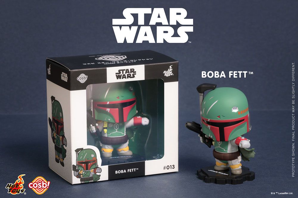 Star Wars - Boba Fett White Cosbi Vinyl Figur