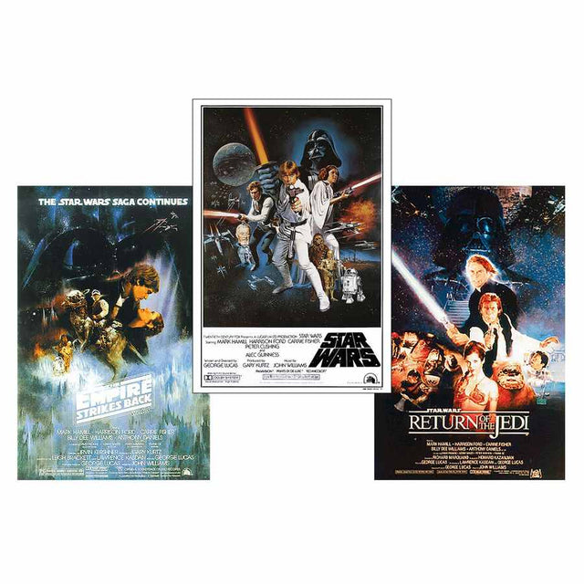 Close Up Star Wars Episode IV - VI 3er-Set US-Size Filmplakat