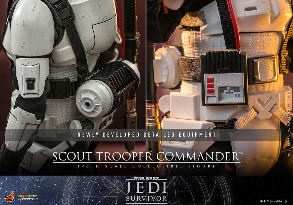 Star Wars: Jedi Survivor Videogame Masterpiece Actionfigur 1/6 Scout Trooper Commander 30 cm Hot Toys