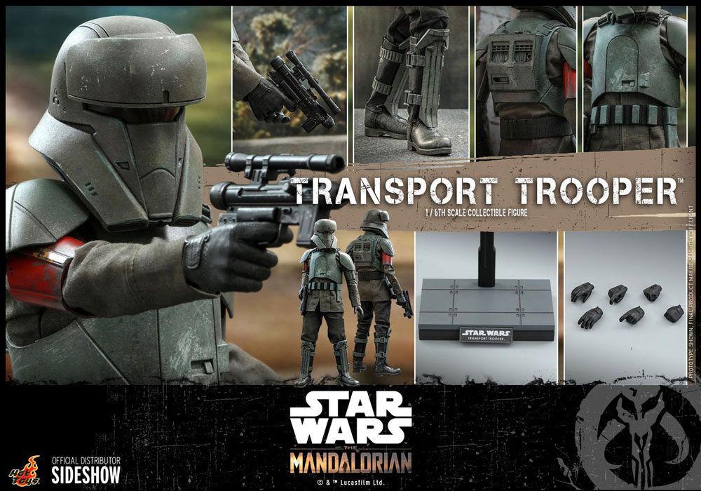Star Wars The Mandalorian Actionfigur 1/6 Transport Trooper 31 cm Hot Toys