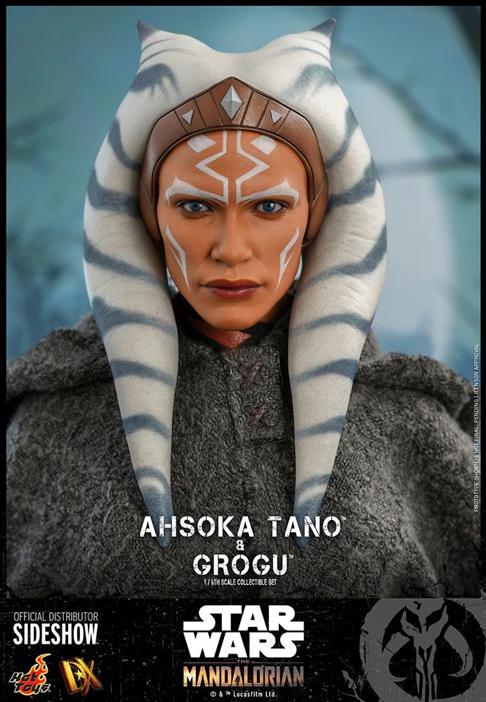 Star Wars The Mandalorian Actionfiguren Doppelpack 1/6 Ahsoka Tano & Grogu 29 cm Hot Toys