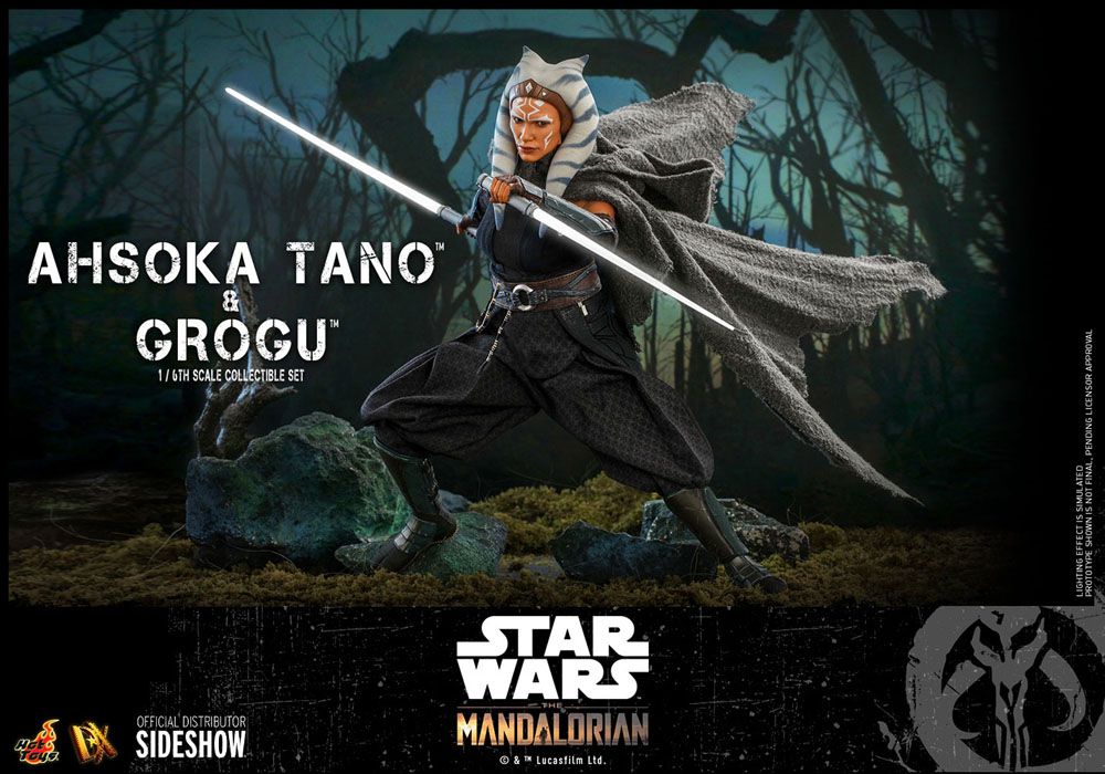 Star Wars The Mandalorian Actionfiguren Doppelpack 1/6 Ahsoka Tano & Grogu 29 cm Hot Toys