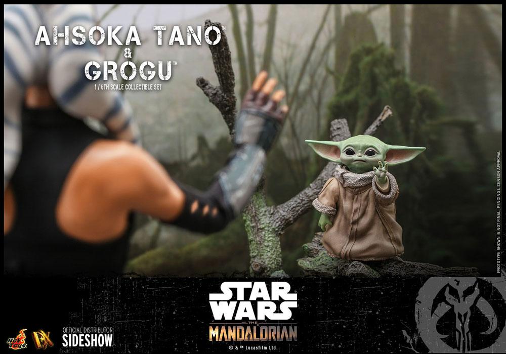 Star Wars The Mandalorian Actionfiguren Doppelpack 1/6 Ahsoka Tano & Grogu 29 cm Hot Toys