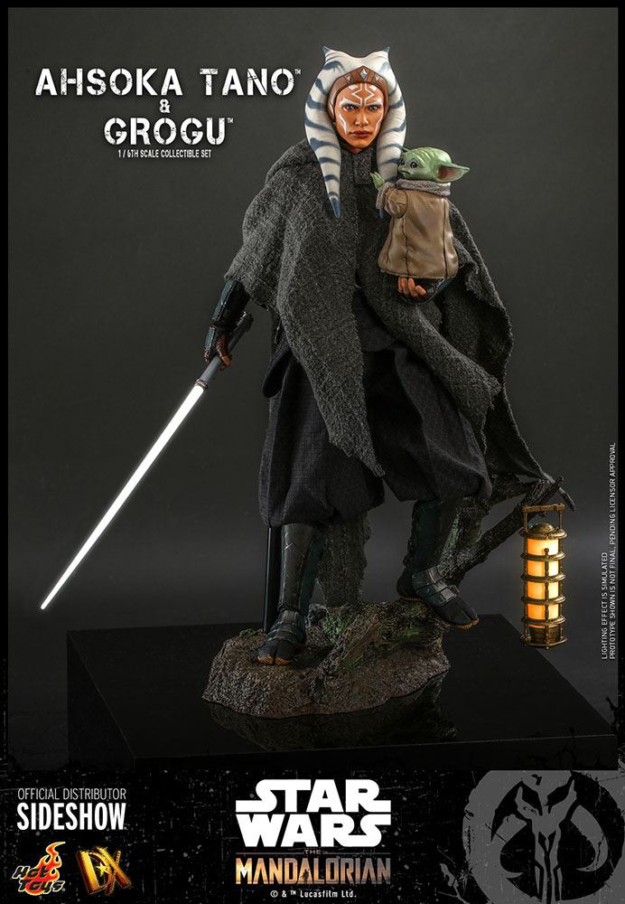 Star Wars The Mandalorian Actionfiguren Doppelpack 1/6 Ahsoka Tano & Grogu 29 cm Hot Toys