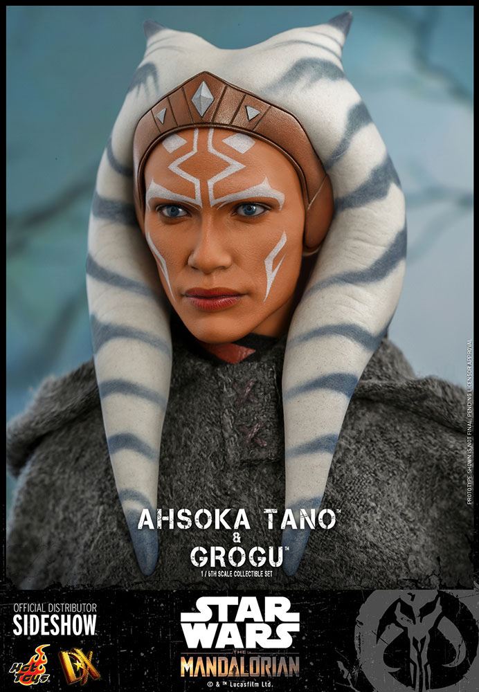 Star Wars The Mandalorian Actionfiguren Doppelpack 1/6 Ahsoka Tano & Grogu 29 cm Hot Toys