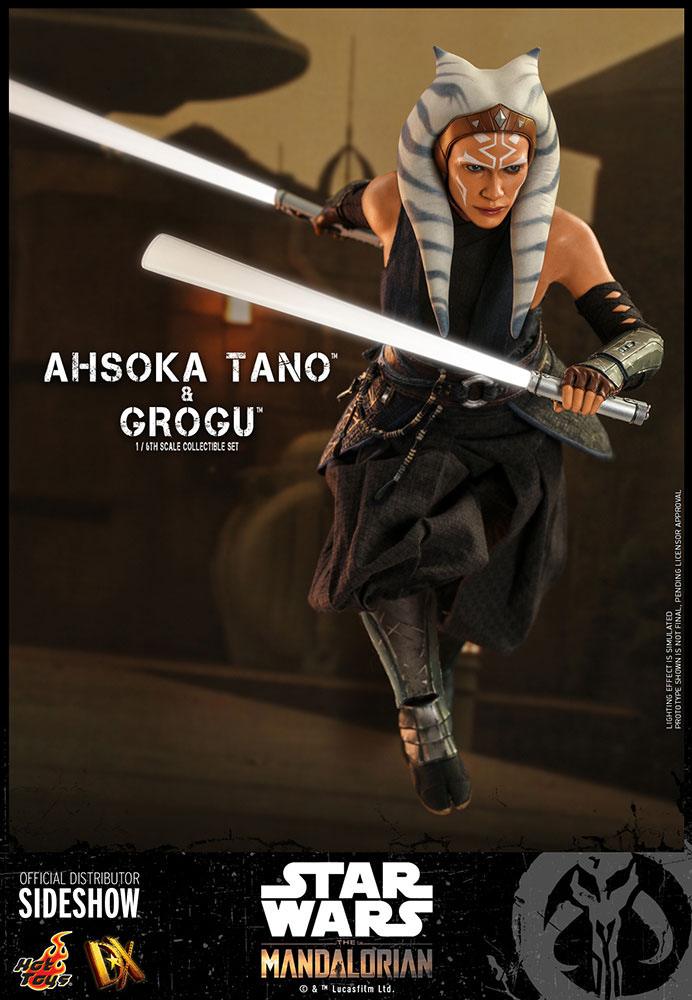 Star Wars The Mandalorian Actionfiguren Doppelpack 1/6 Ahsoka Tano & Grogu 29 cm Hot Toys
