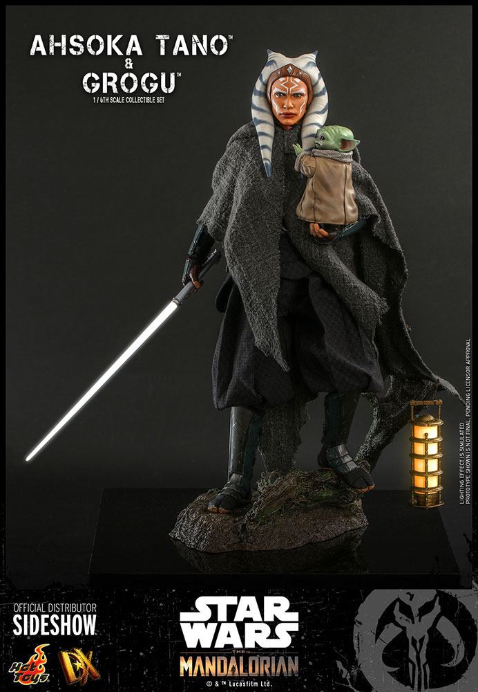 Star Wars The Mandalorian Actionfiguren Doppelpack 1/6 Ahsoka Tano & Grogu 29 cm Hot Toys
