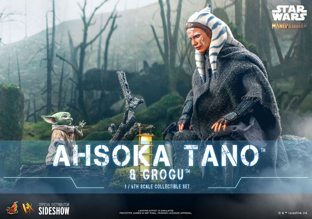 Star Wars The Mandalorian Actionfiguren Doppelpack 1/6 Ahsoka Tano & Grogu 29 cm Hot Toys