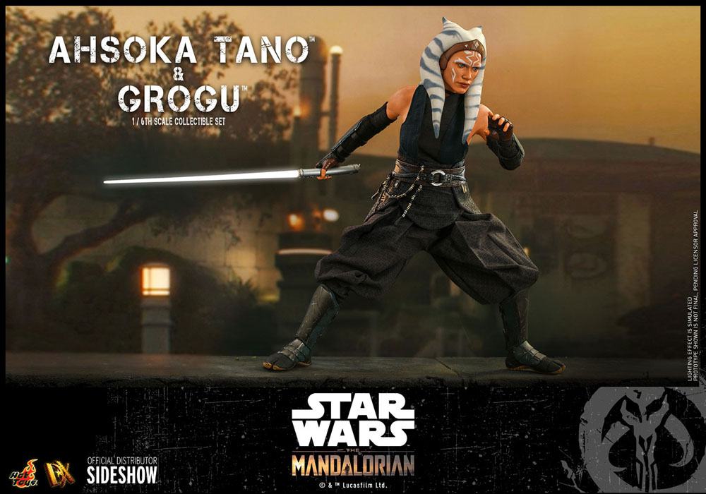 Star Wars The Mandalorian Actionfiguren Doppelpack 1/6 Ahsoka Tano & Grogu 29 cm Hot Toys