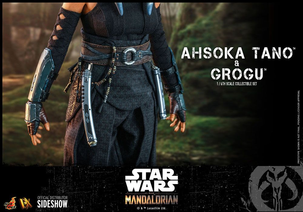Star Wars The Mandalorian Actionfiguren Doppelpack 1/6 Ahsoka Tano & Grogu 29 cm Hot Toys