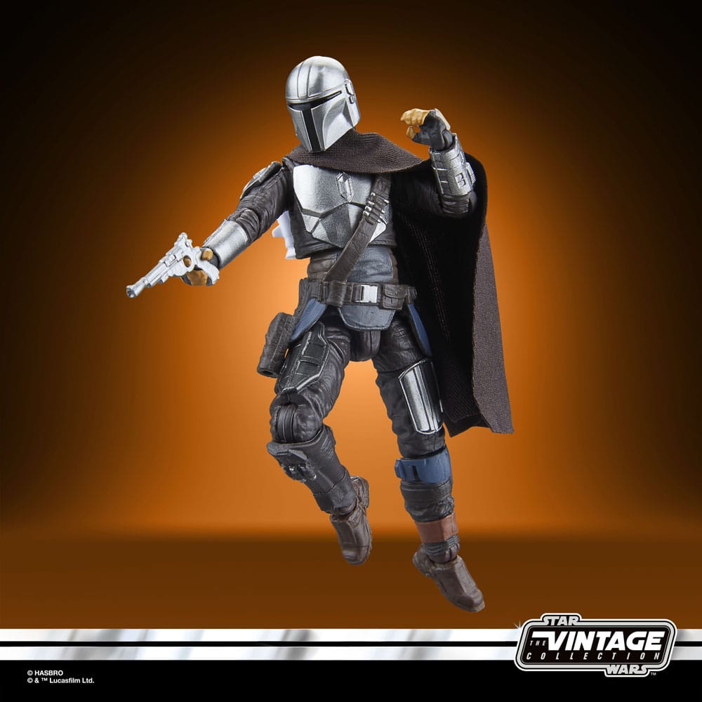 Star Wars: The Mandalorian Vintage Collection Actionfigur The Mandalorian (Imperial Base) 10 cm