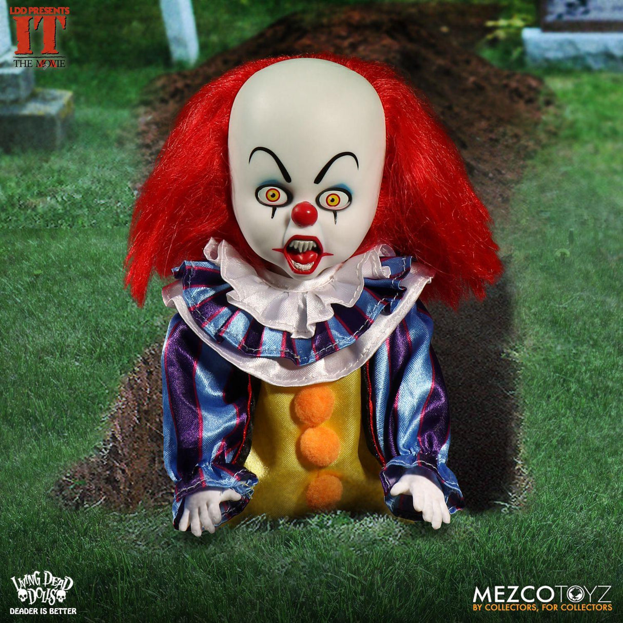 Stephen Kings Es Living Dead Dolls Puppe Pennywise 25 cm