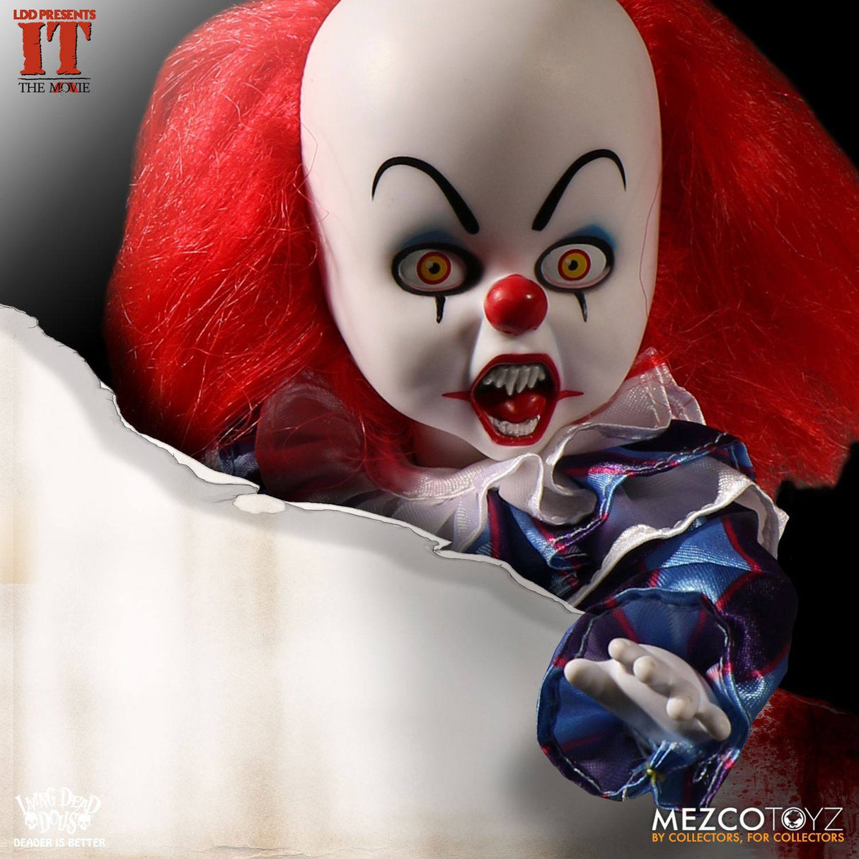 Stephen Kings Es Living Dead Dolls Puppe Pennywise 25 cm