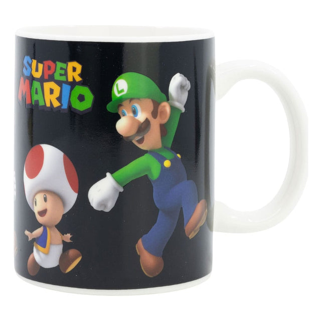 Stor Super Mario Group Tasse mit Thermoeffekt